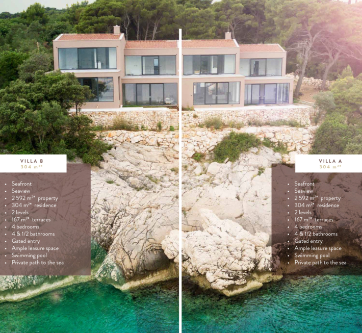 Zwei Luxus Villen in Kroatien